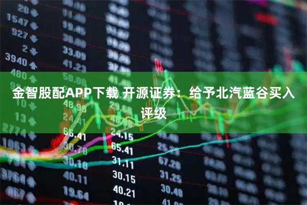 金智股配APP下载 开源证券：给予北汽蓝谷买入评级